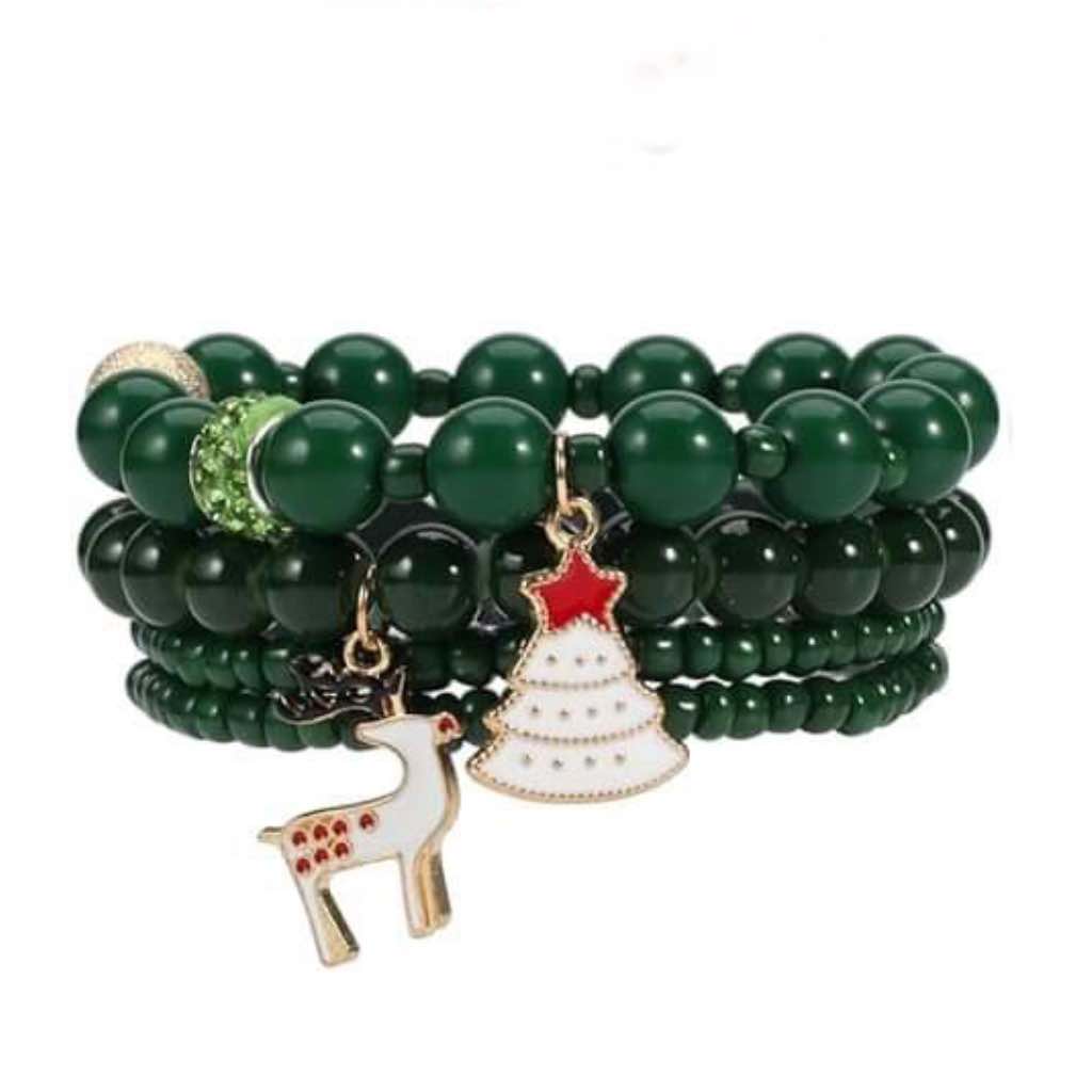 Christmas Bracelet 01 Multi-layer Beaded MN
