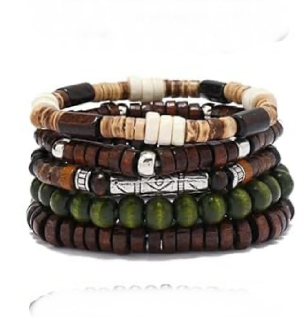 Men's Boho 036 Multi-layer Beaded Bracelet MN