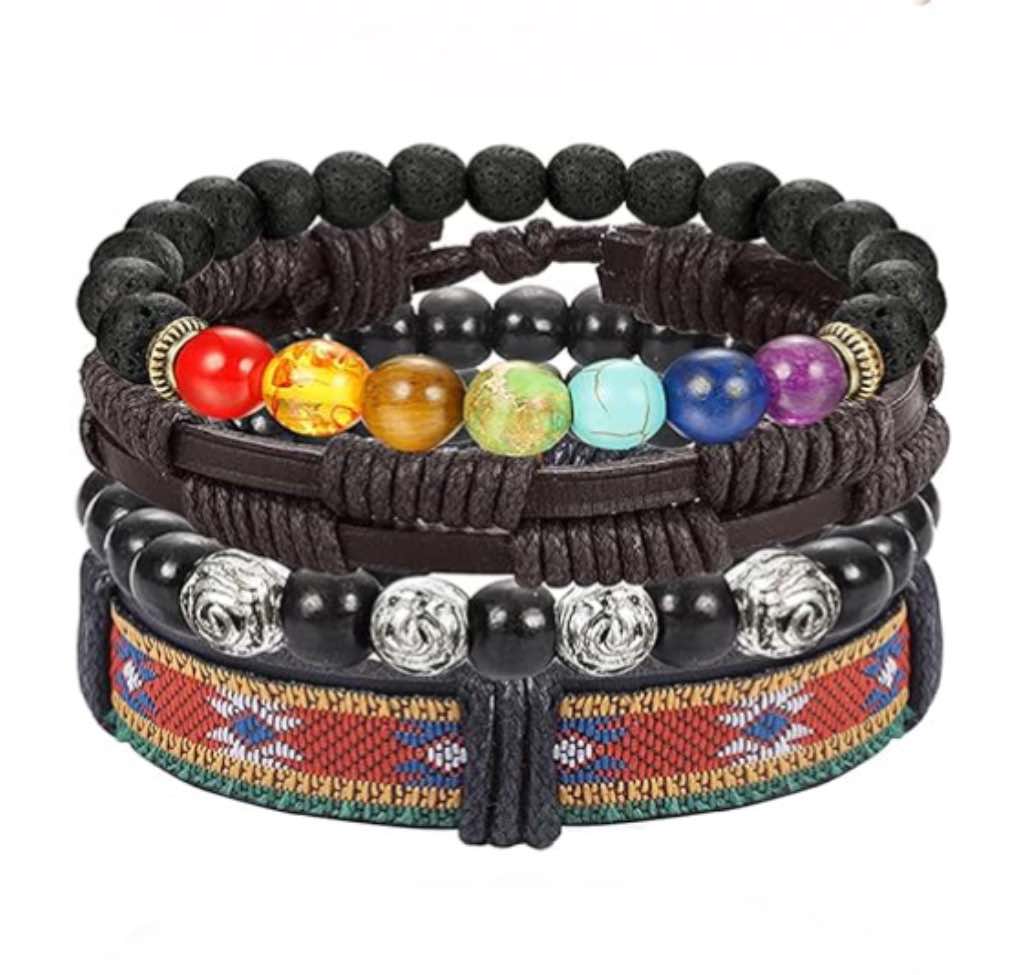 Men's Boho 013 Multi-layer Beaded Bracelet MN