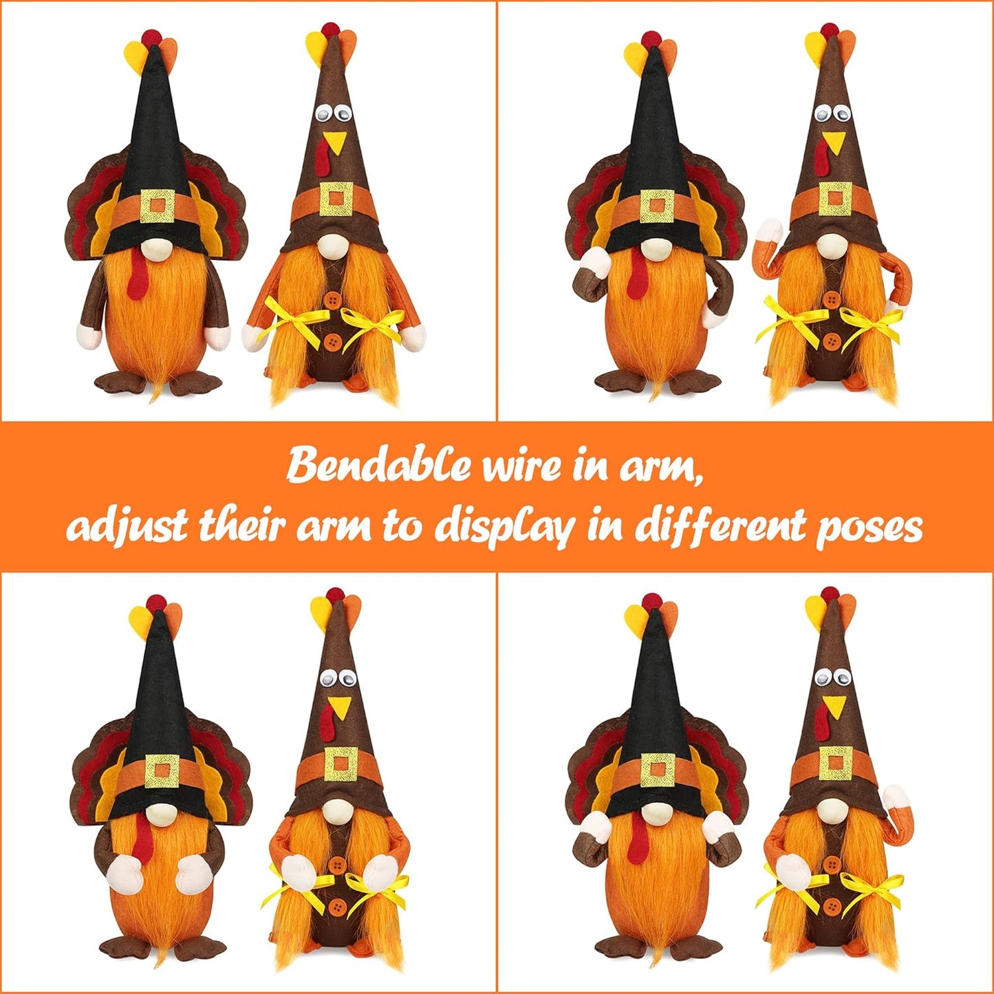 Thanksgiving Turkey Gnome MN