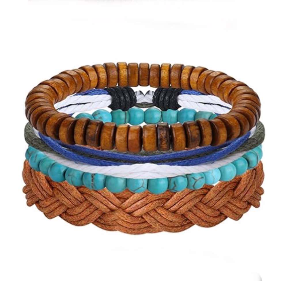 Men's Bohemian Multi-layer Beaded Bracelet 15 MNC