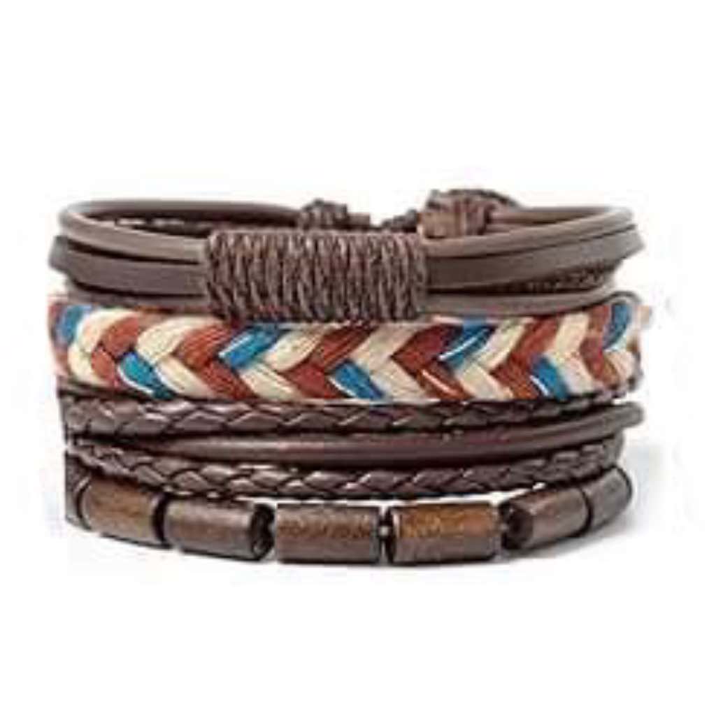 Men's Bohemian Multi-layer Beaded Bracelet 05 MNC