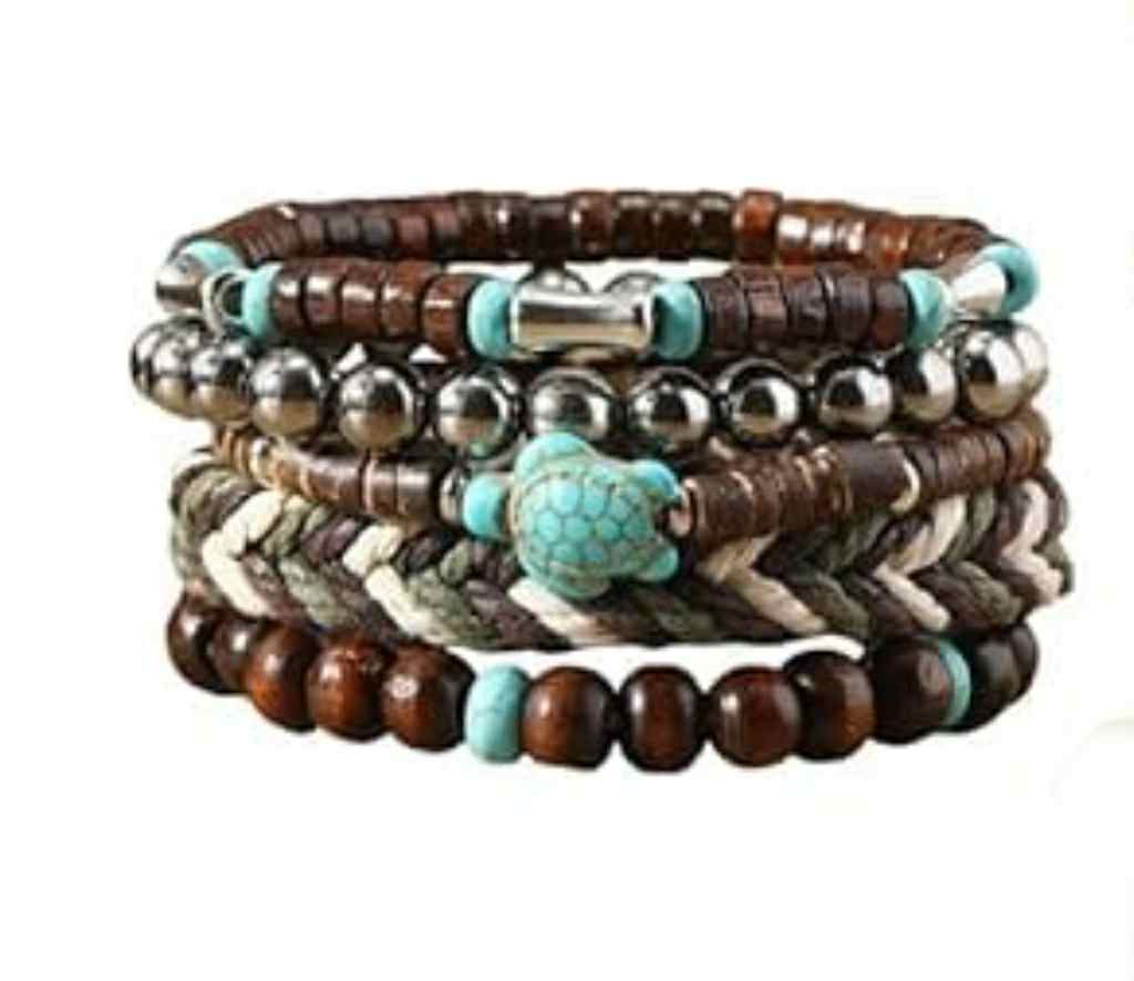 Men's Boho 027 Multi-layer Beaded Bracelet MN