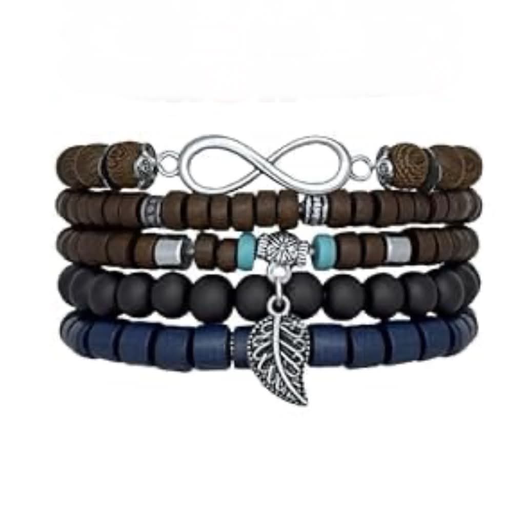 Men's Boho 031 Multi-layer Beaded Bracelet MN