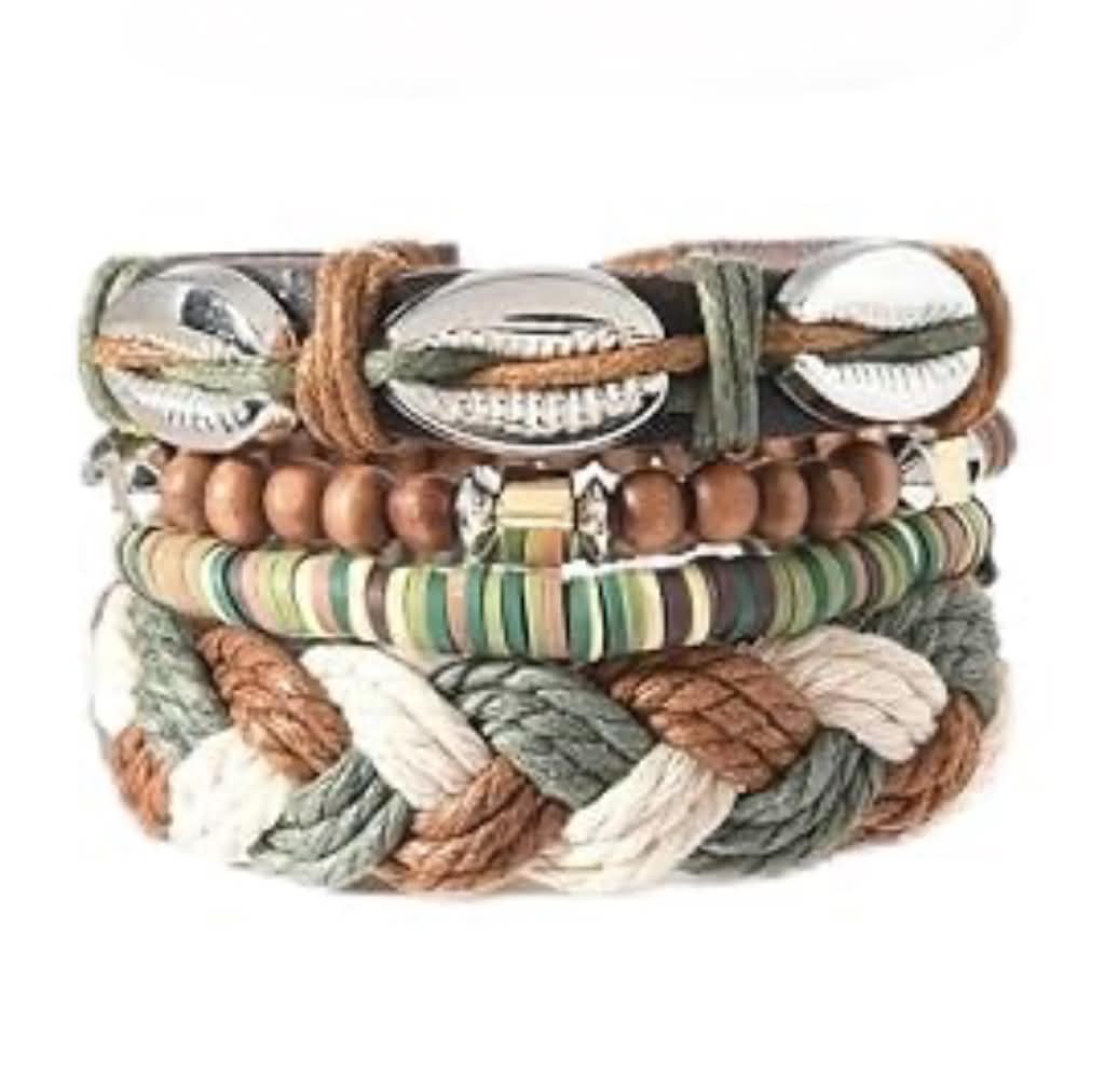 Men's Boho 051 Multi-layer Beaded Bracelet MN
