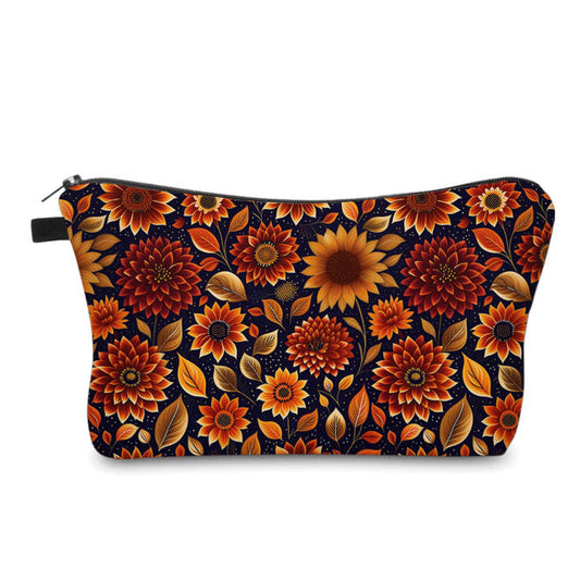 Pouch - Moody Crimson Floral