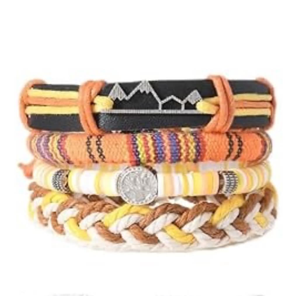 Men's Boho 056 Multi-layer Beaded Bracelet MN