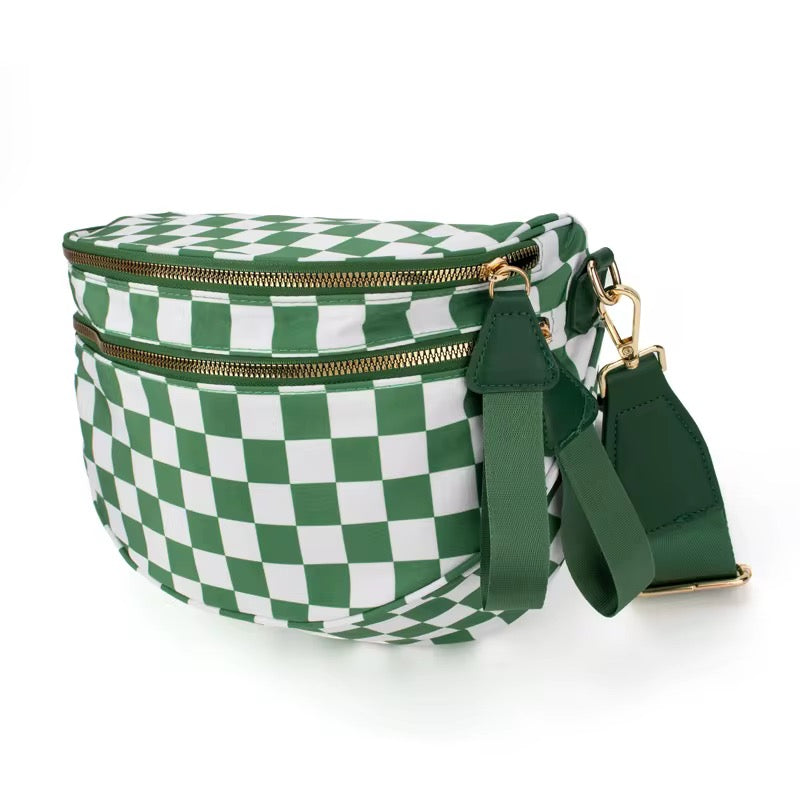 Roni - Checkered - Nylon Crossbody