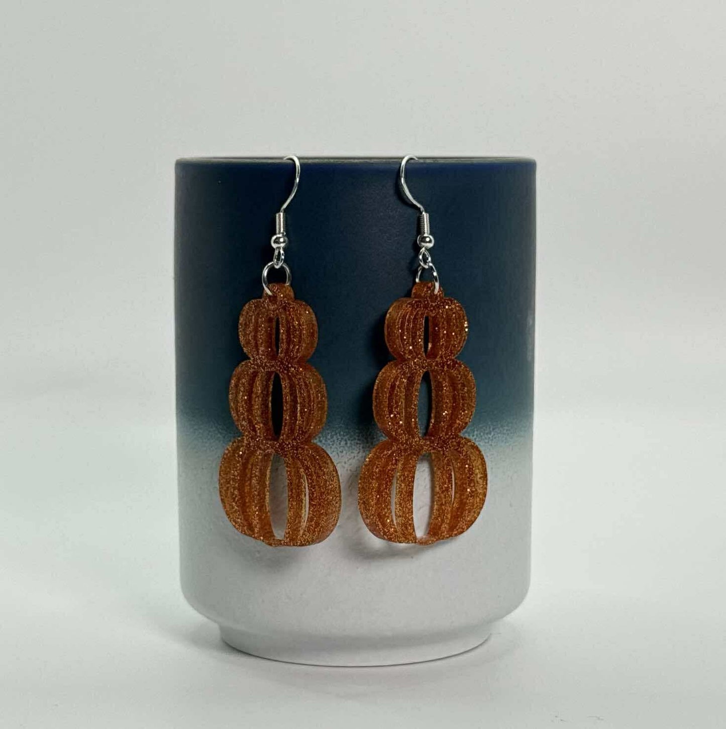 Dangle Earrings - Halloween Fall - Pumpkin - PREORDER Ends 10/2