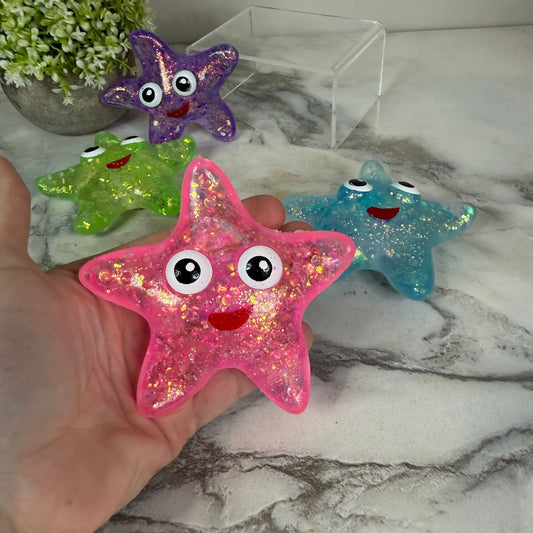 Squishy Toy - Glitter Starfish - PREORDER