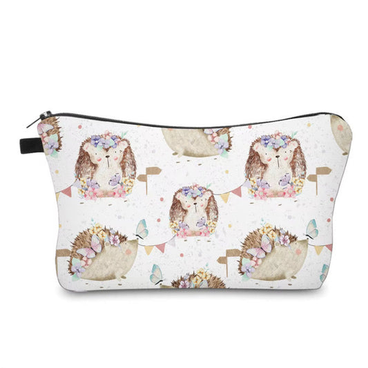 Pouch - Floral Hedgehog