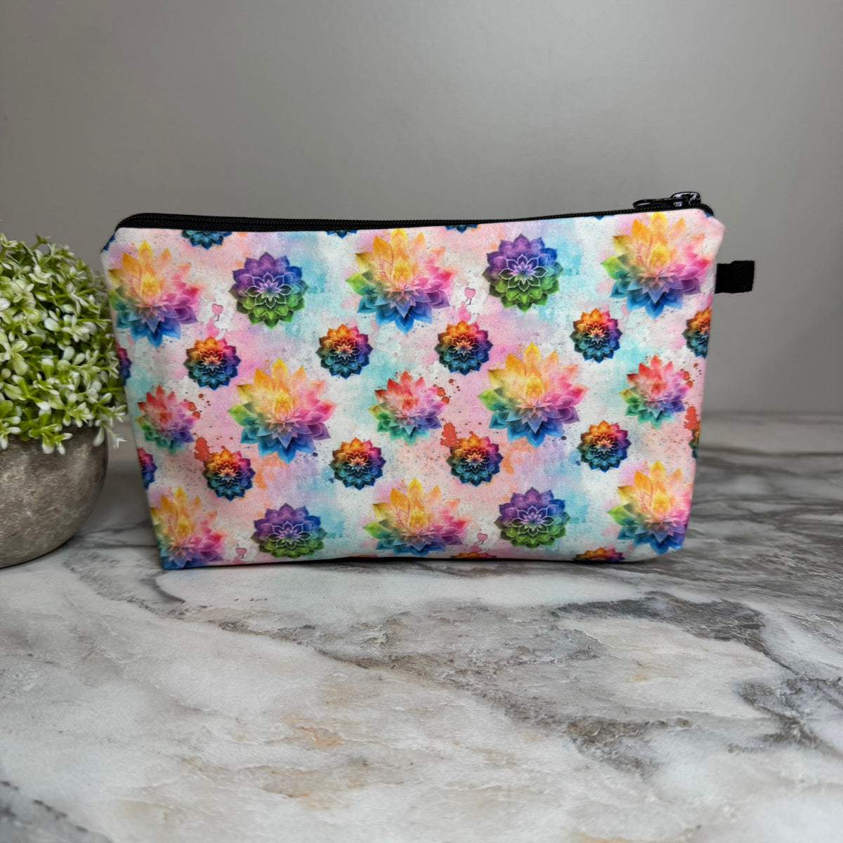 Pouch - Rainbow Mandala Ombre