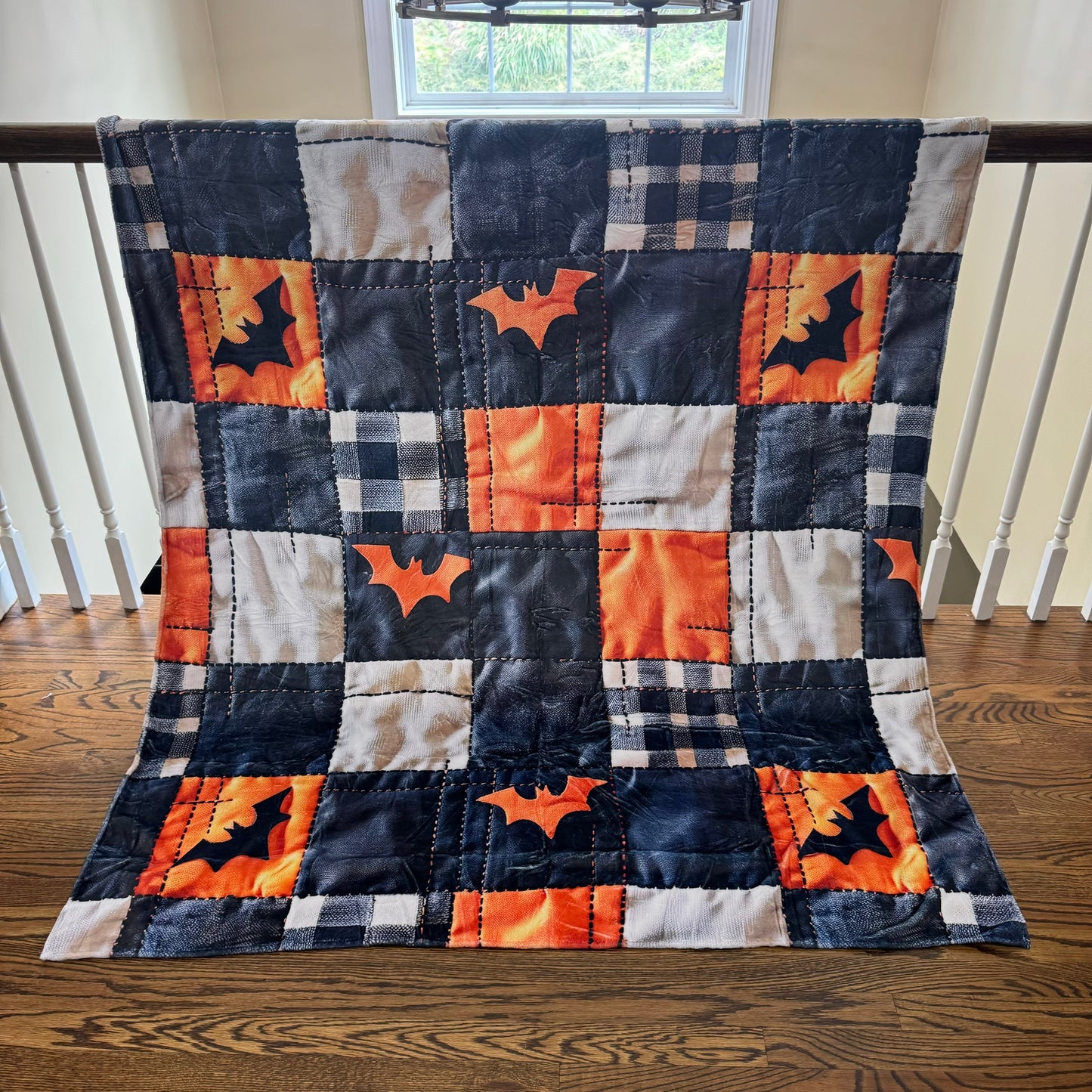 Blanket - Halloween - Quilted Bats - PREORDER 7/29-8/1