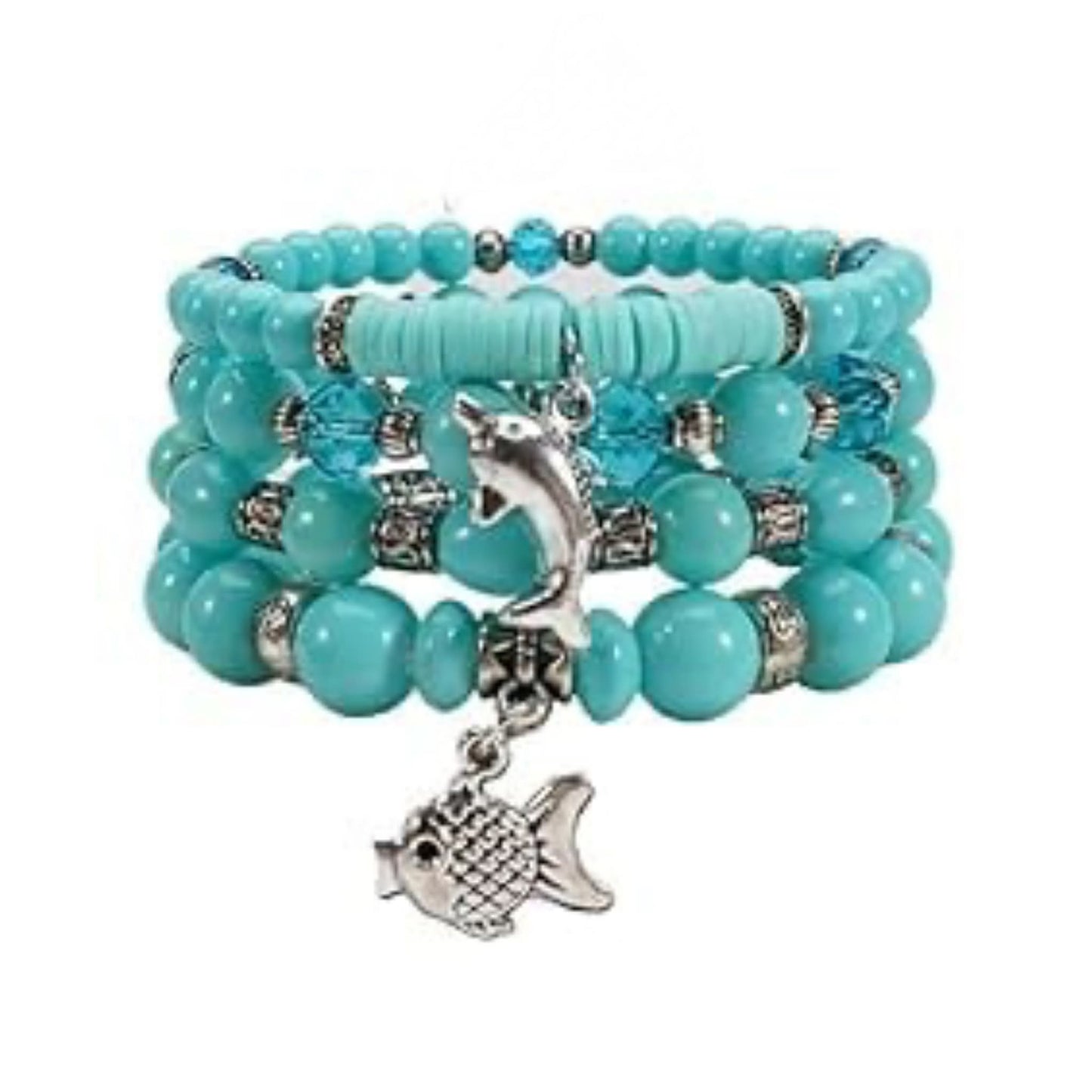 Boho 151 Multi-layer Mix Sea Beaded Bracelet MN