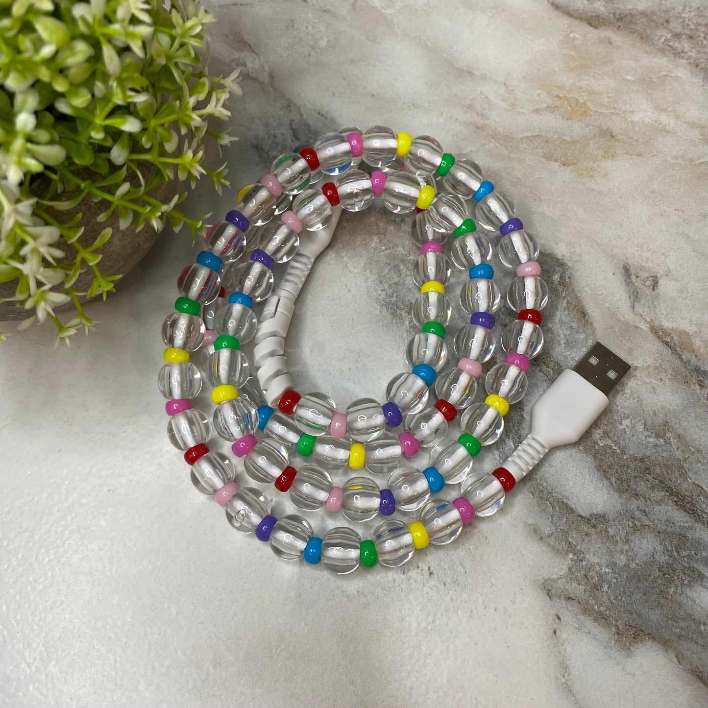 Charging Cord - NEW Beaded
