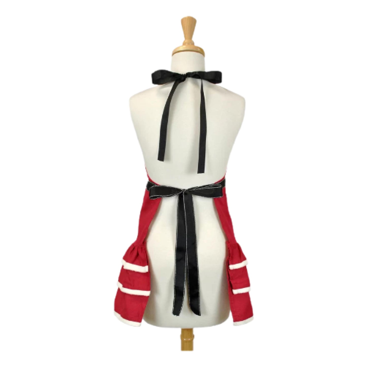 Mrs. Santa Ruffle Apron MNC