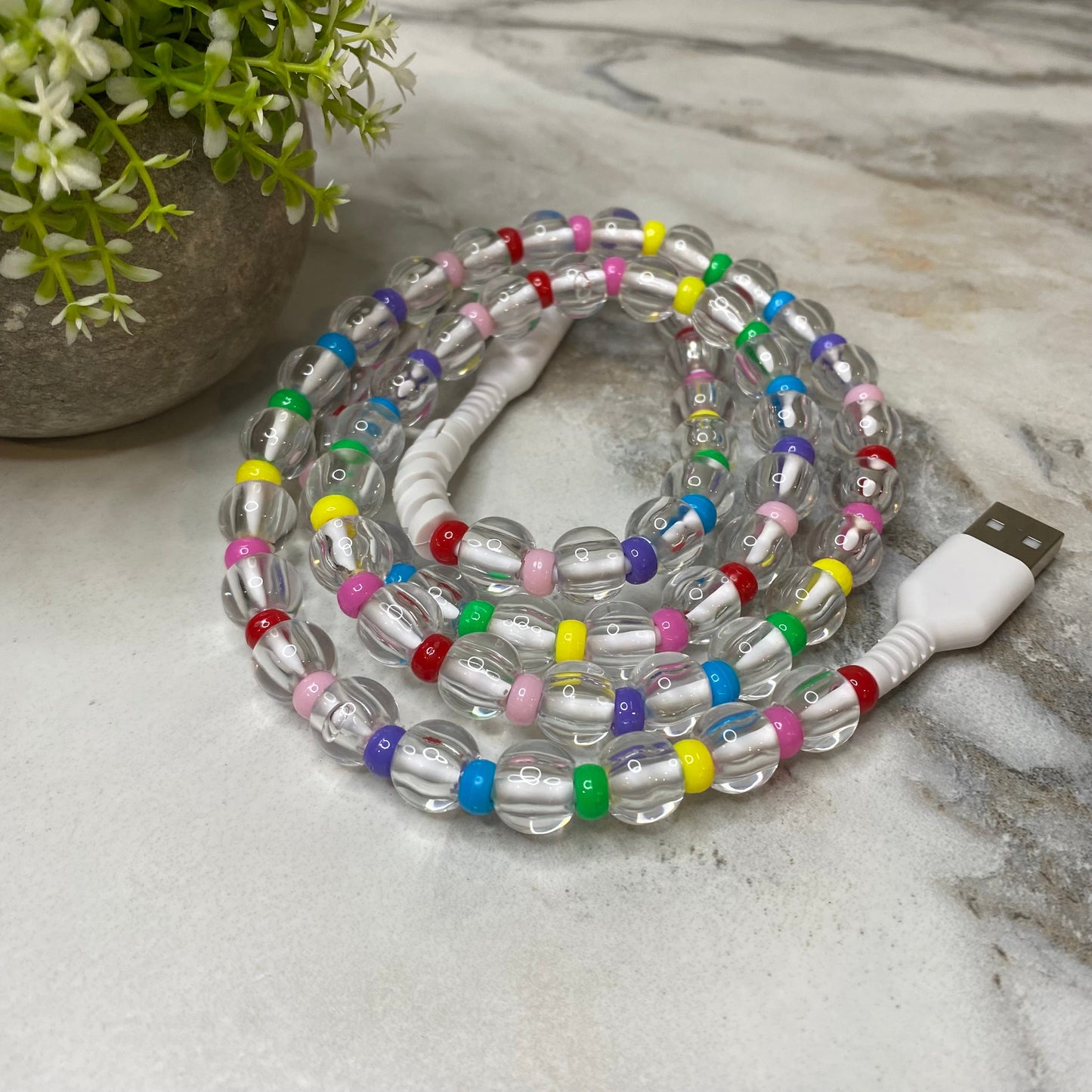 Charging Cord - NEW Beaded