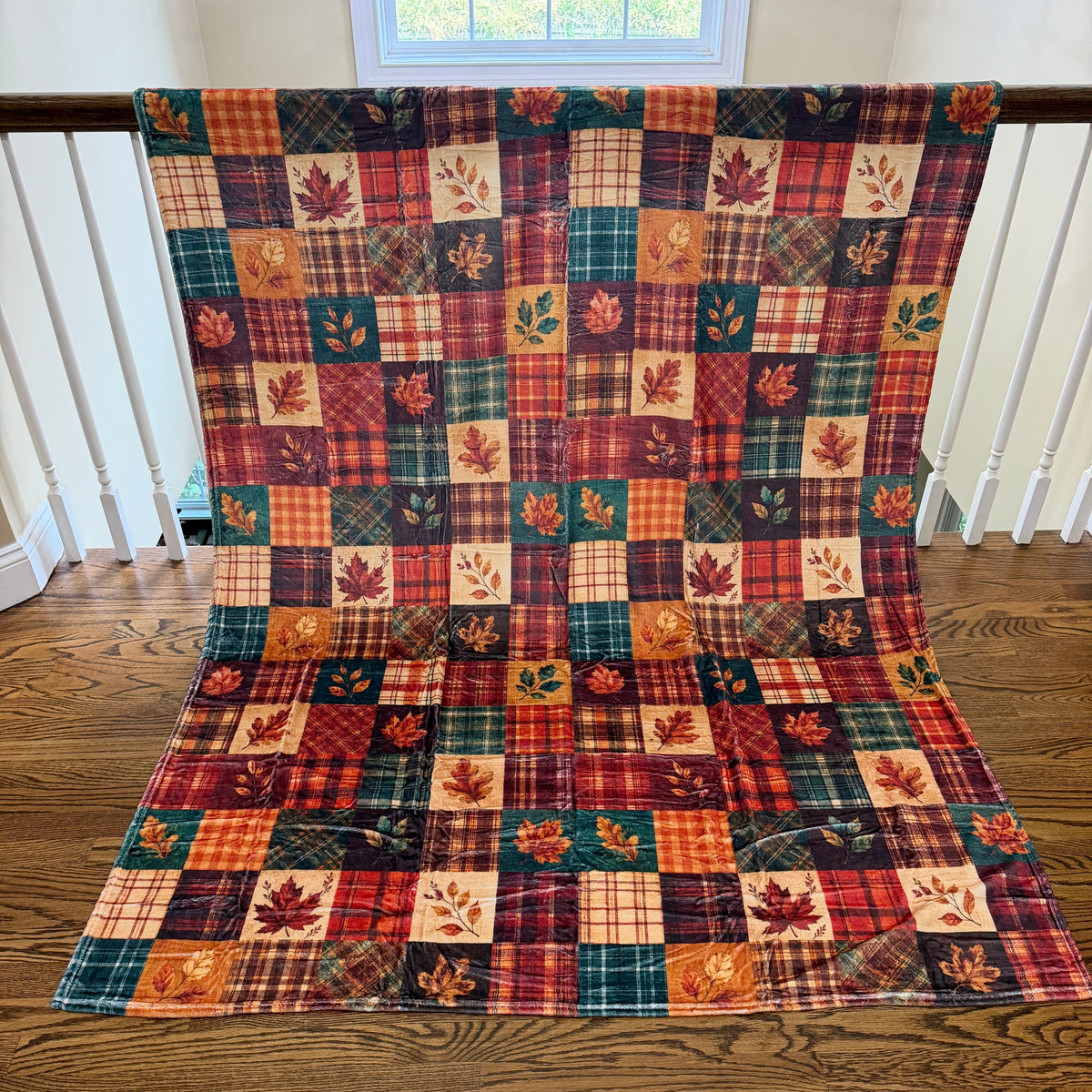 Blanket Halloween #1 - Quilted Leaves - PREORDER ends 7/25