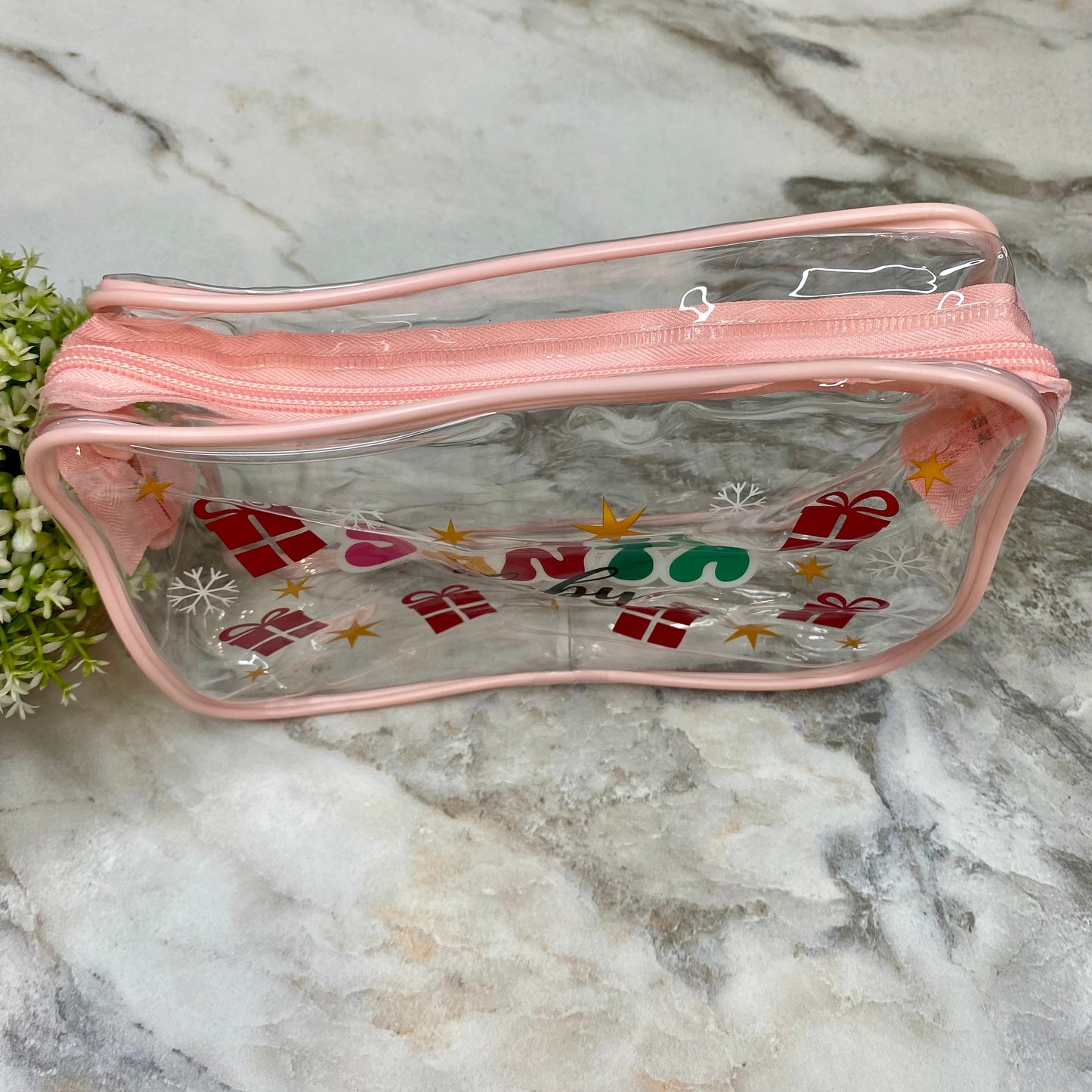 Clear Pouch - Christmas - Santa Baby MNC
