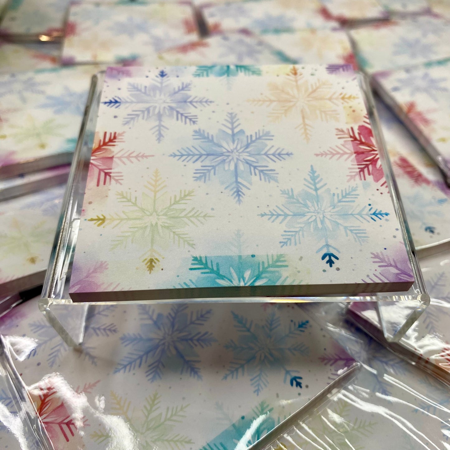 The Sticky Note Collection - Snowflake on White