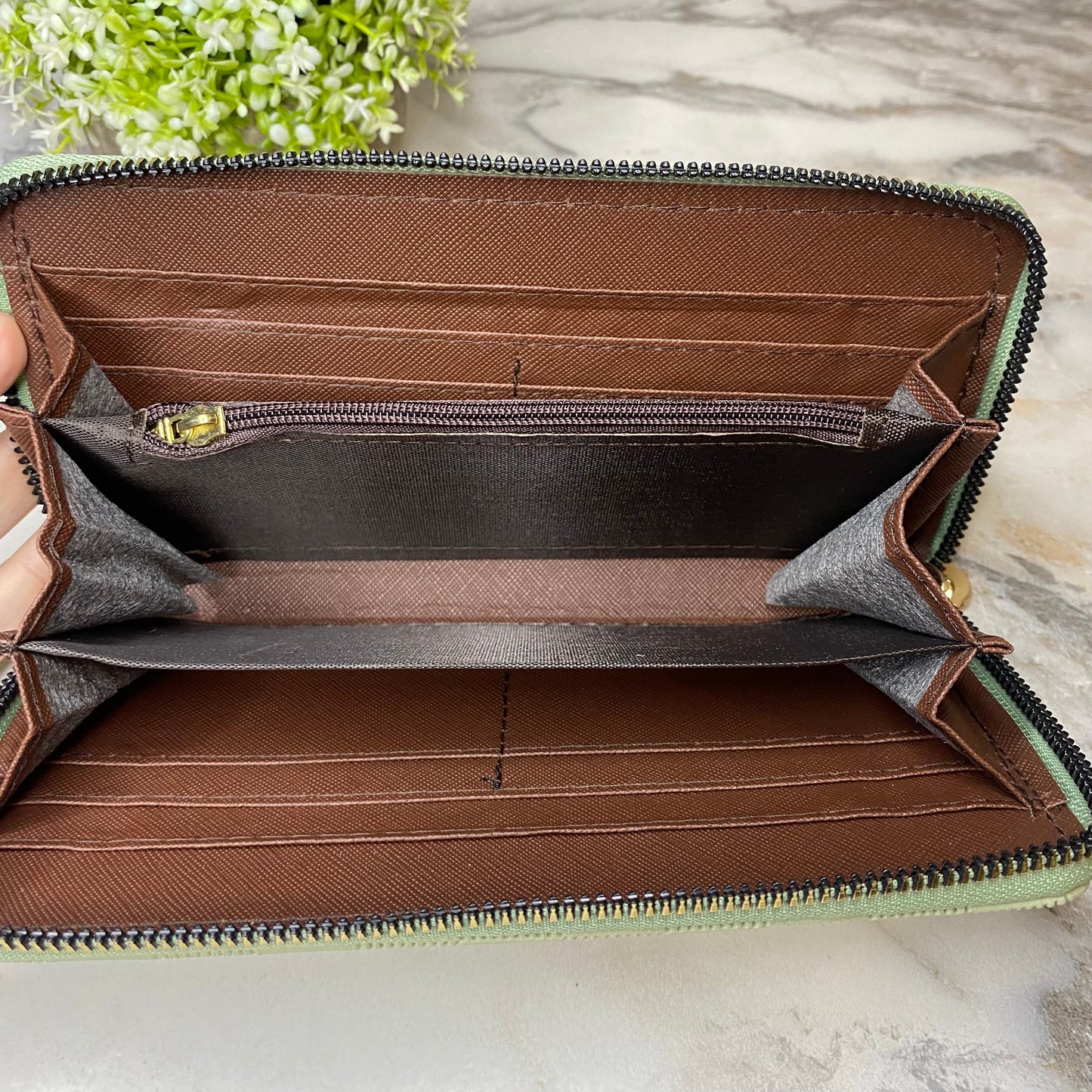 Wallet - Faux Leather - Checkered - PREORDER 7/16-7/19