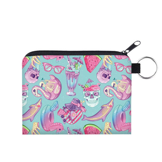 Mini Pouch - Skeleton Summer