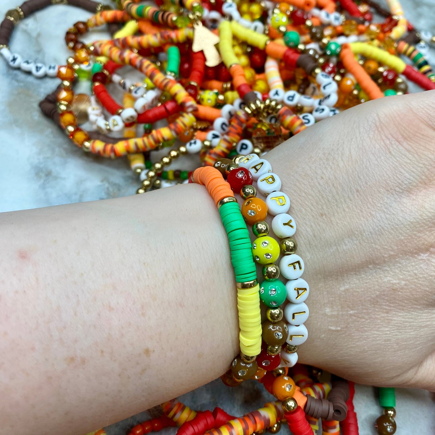 Bracelet - Fall Clay & Beads MNC