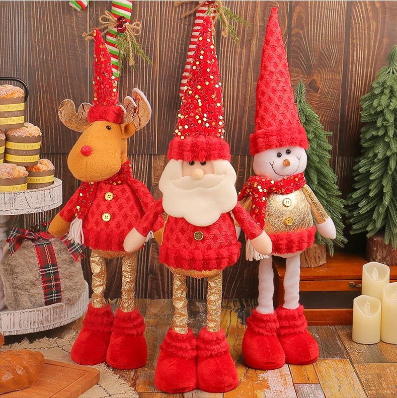 Telescopic Standing Christmas Decor - Red - PREORDER 10/3-10/6