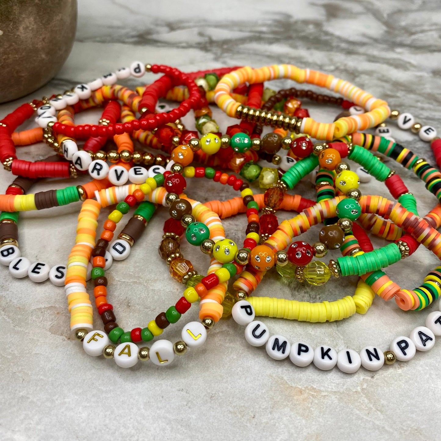 Bracelet - Fall Clay & Beads MNC