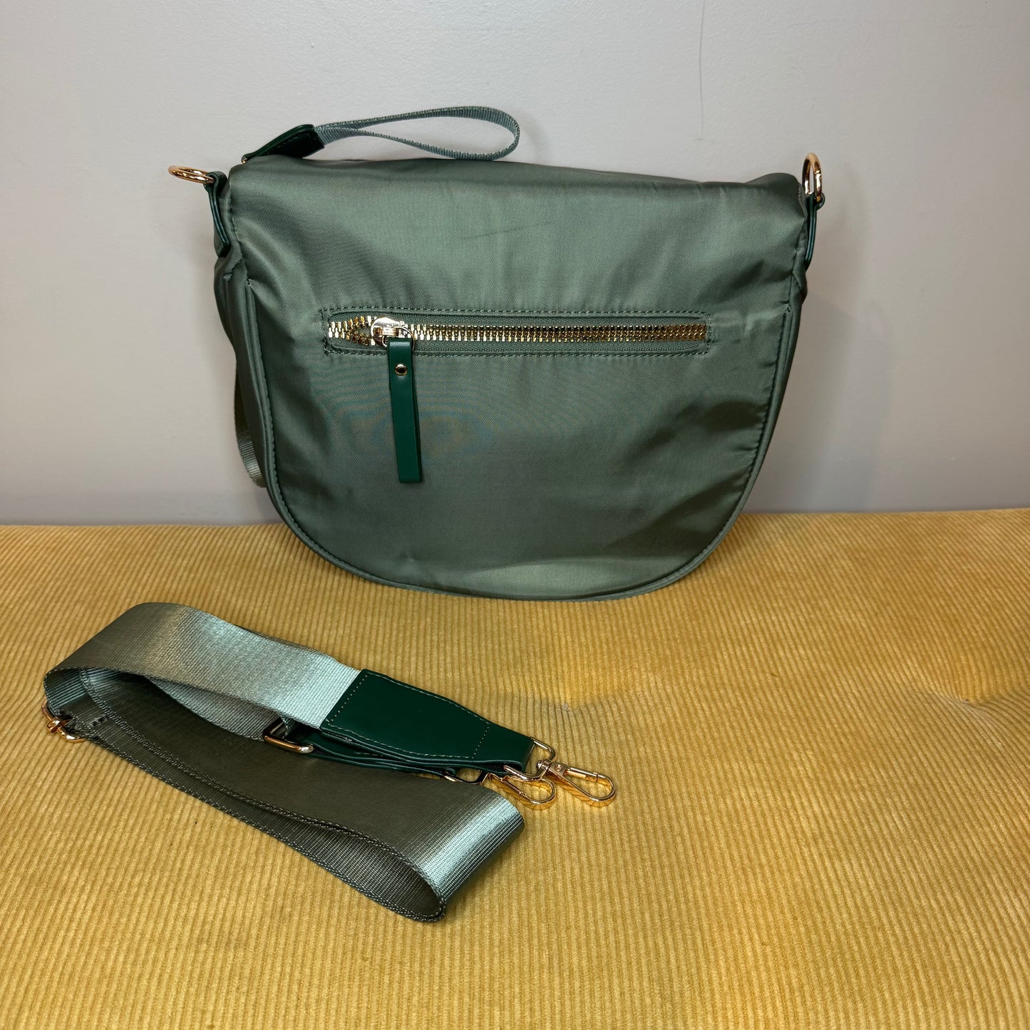 The Roni Nylon Crossbody - Solid Olive - PREORDER