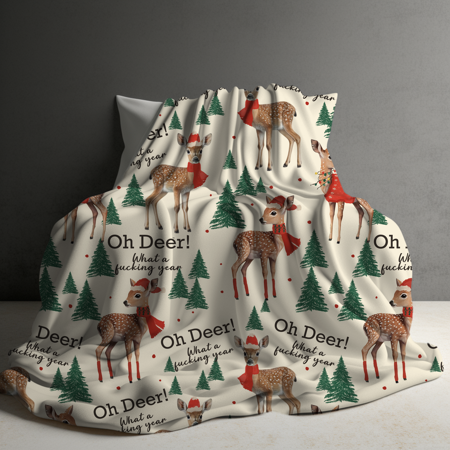Blanket - Christmas - Oh Deer - PREORDER ENDS 10/10