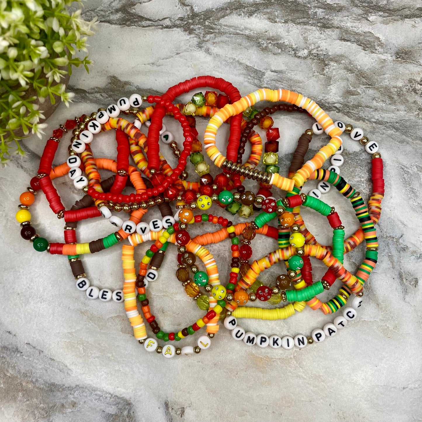 Bracelet - Fall Clay & Beads MNC