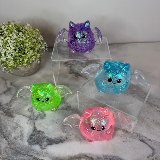 Squishy Toy - Halloween Glitter Bat - PREORDER