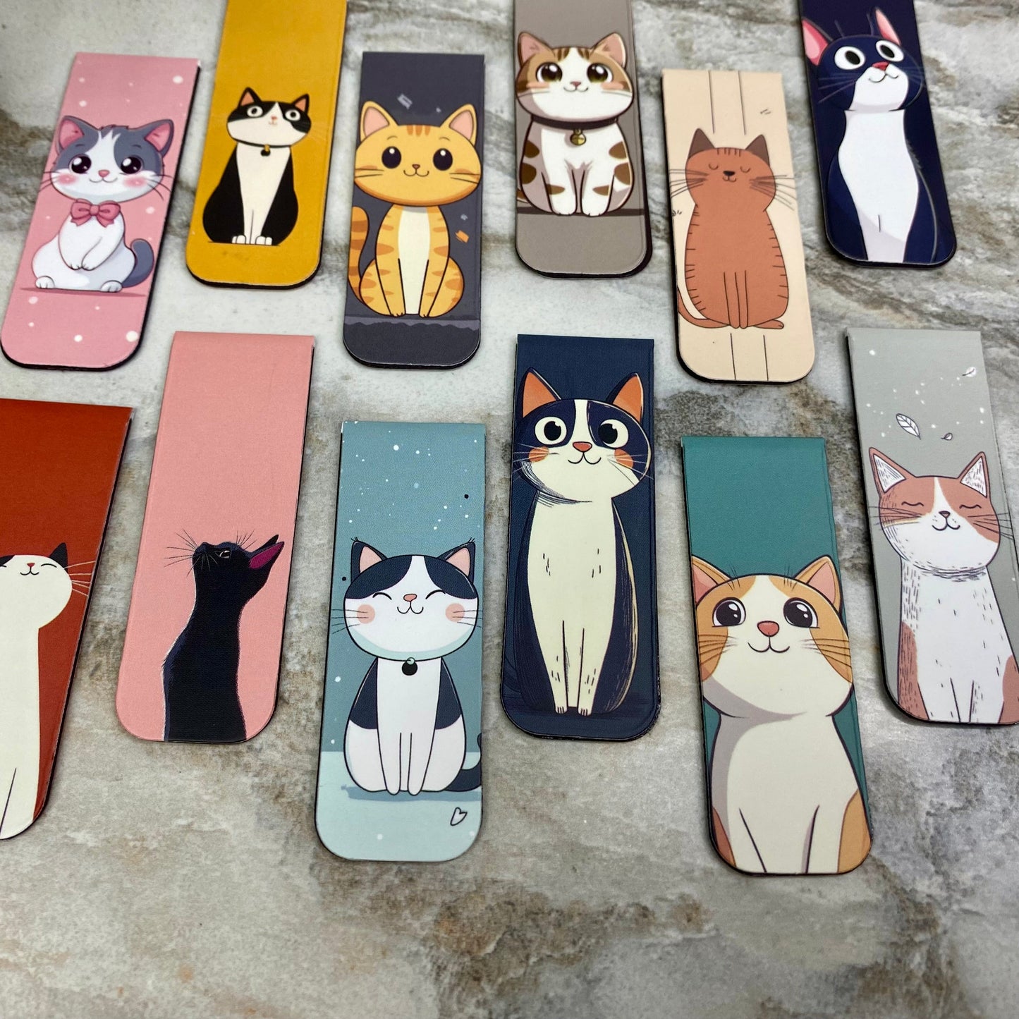 Bookmark - Cartoon Cat #2 Magnetic Mix MN