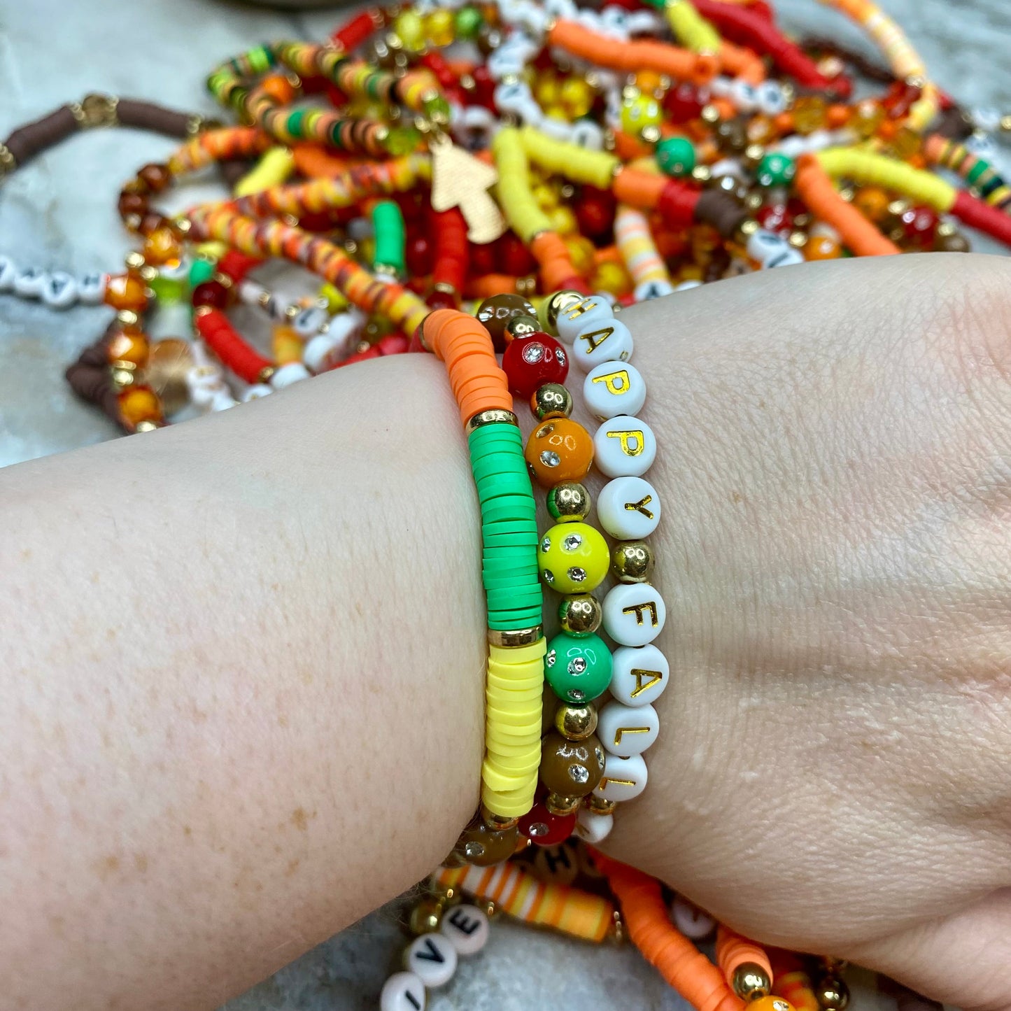 Bracelet - Fall Clay & Beads MNC