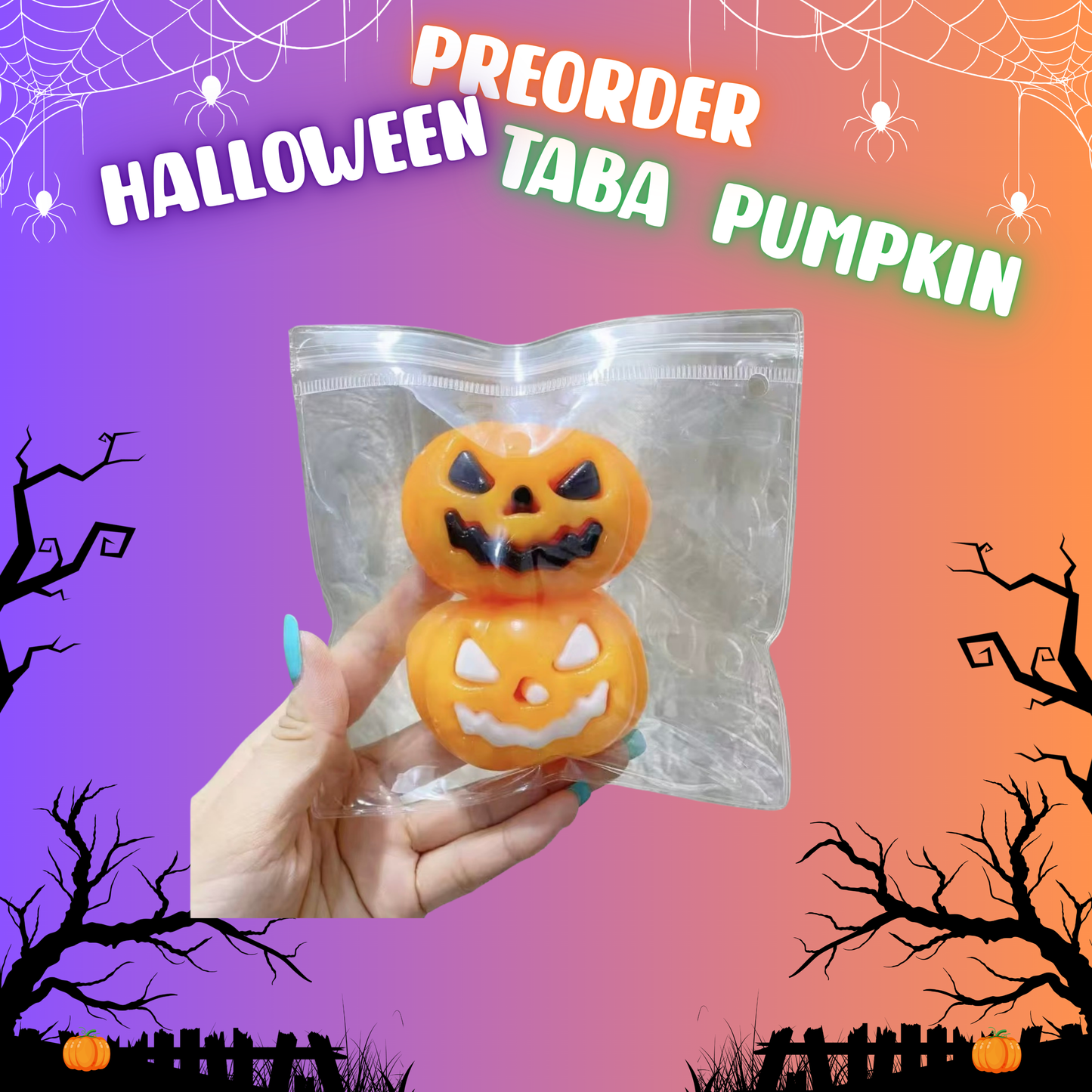 Squishy Toy - Halloween Taba Pumpkin