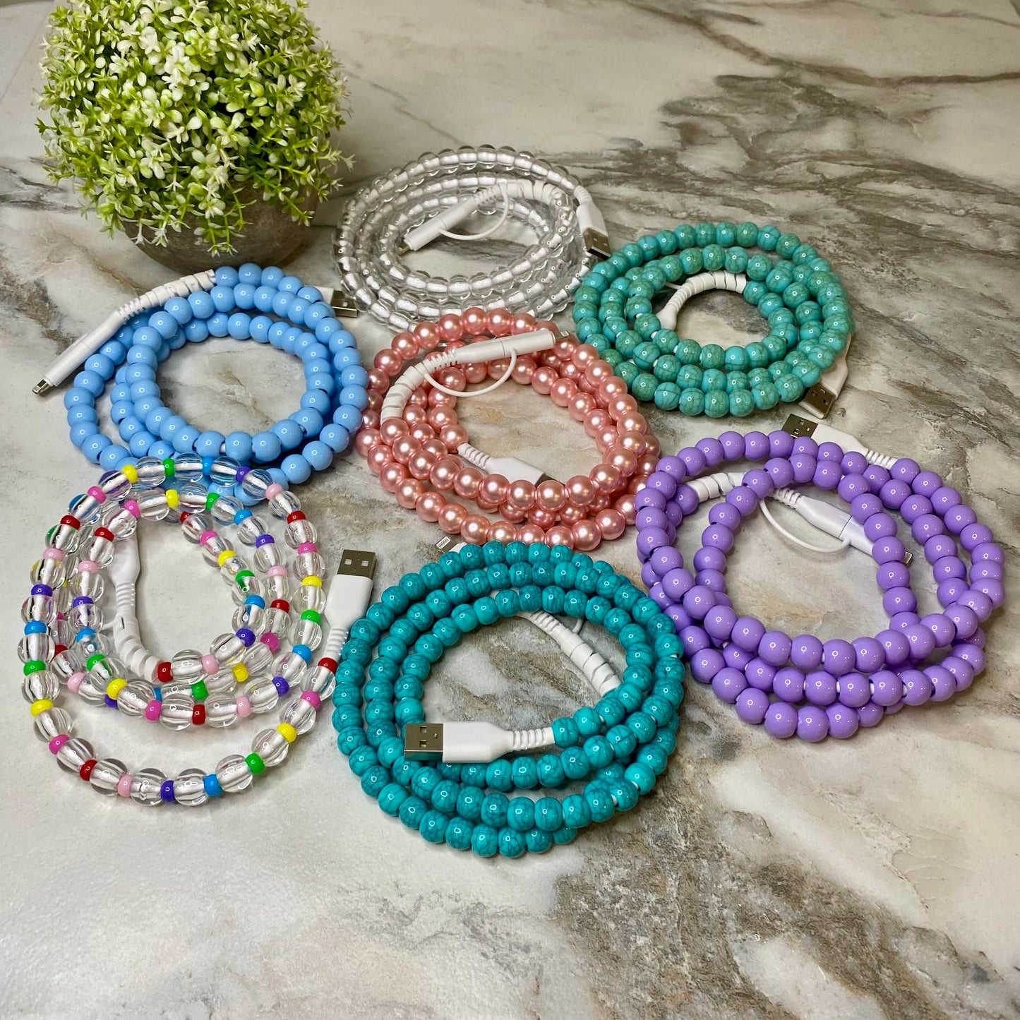 Charging Cord - NEW Beaded