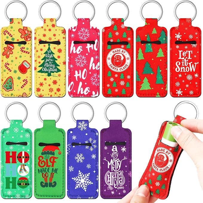 Christmas Lip Balm and Keychain Holder MNC