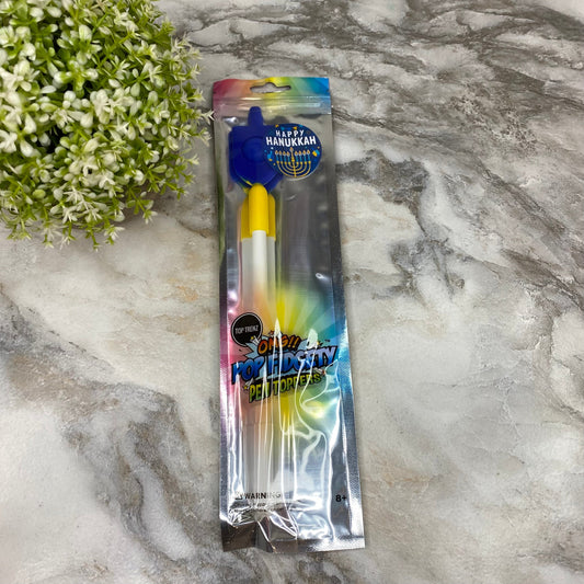 Pen - OMG Pop Fidgety Dreidel Pen + Topper