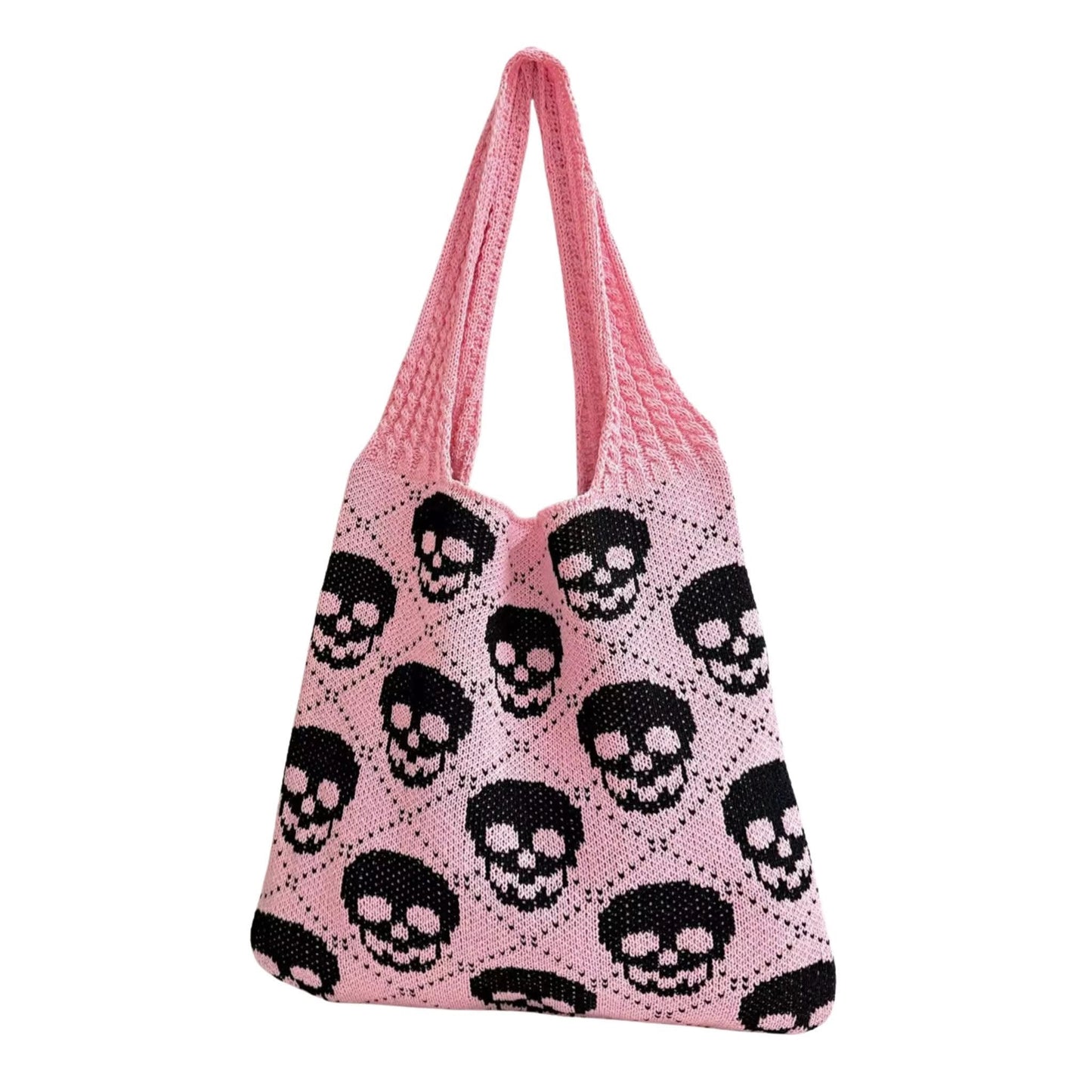 Tote Bag - Knit Sweater - Halloween Skull - PREORDER 8/18-8/21