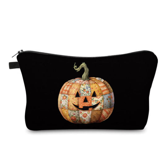 Pouch - Halloween - Quilted Pumpkin