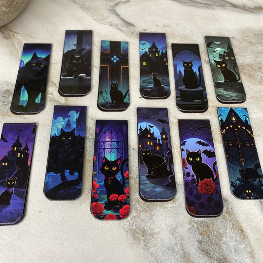 Bookmark - Cats Spooky Magnetic Mix MN