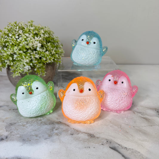 Squishy Toy - Glitter Penguin - PREORDER