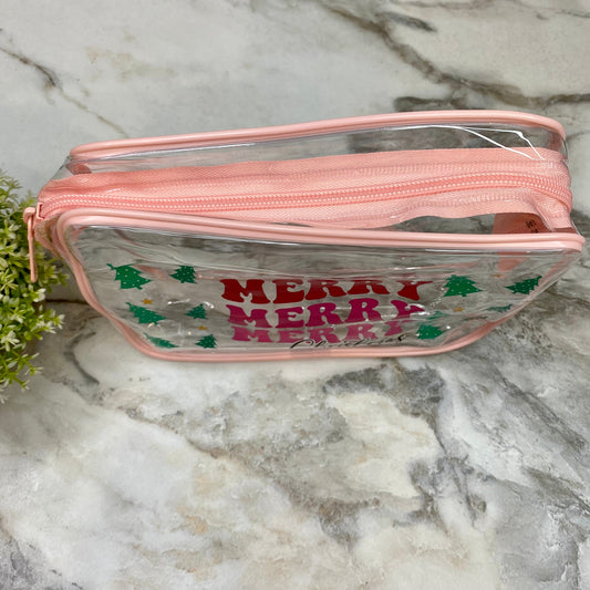 Clear Pouch - Christmas - Merry Christmas MNC