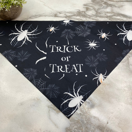Dog Bandana - Halloween - Spider Web Trick or Treat MNC