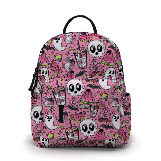 Mini Backpack - Halloween - Watermelon Ghosts