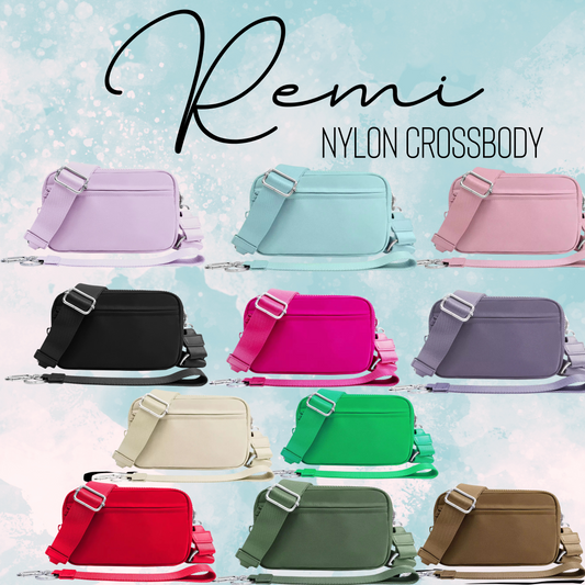 Remi - Nylon Crossbody Solid - PREORDER 7/24-7/27