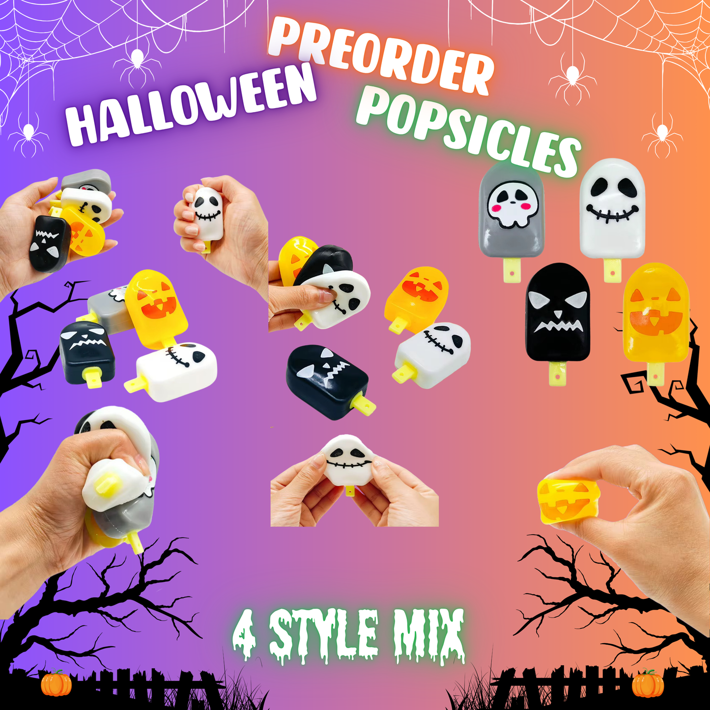 Squishy Toy - Halloween Popsicle