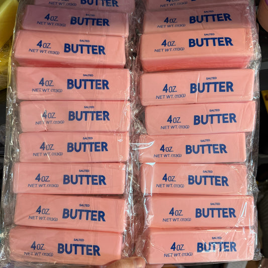 Butter Stress Squishy Toy - Pink