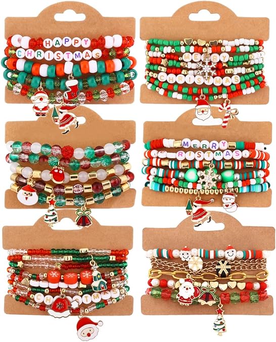 Christmas Bracelet 200 Multi-layer Beaded MN